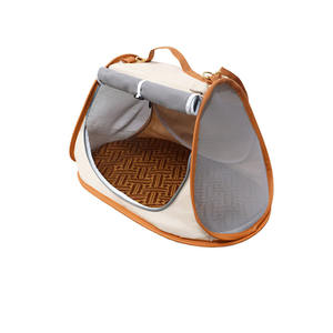 New Yuanbao Style Pet Carrier <b>Bag</b> Soft Breathable Mesh Cat <b>Bag</b> with Foldable Fleece Pad <b>for</b> <b>Traveling</b> with Cats and Dogs - Product Image 3