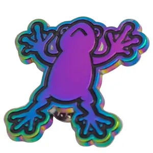 شارات معدنية بشعار احترافي مخصص ملابس بالجملة دبابيس بروش وقبعة ودبابيس لينة صلبة مطلية بالمينا مع بطاقة دعم - Product Image 4