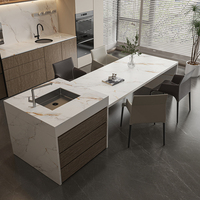Foshan Großformatige 800x2600mm15mm Gesinterte Steinplatte für Esstisch- und Kaffeetischplatten Möbelpaneele
