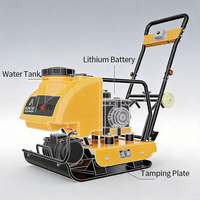 Compacteur de gravier électrique à batterie au lithium KUNTAI TC-90 24V40AH, plaque vibrante de compactage, directement de l'usine