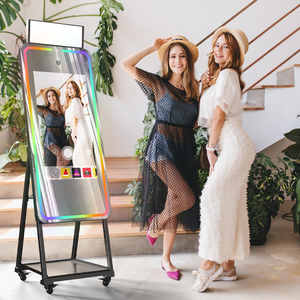 MWE 15.6/32インチマジックミラー写真ブースEU/米国在庫あり高速配信チャクトクパーティーライト高解像度RGBカメラ機器 - Product Image 5