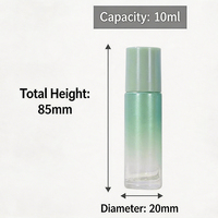 Flacon à bille en verre dégradé de 10 ml de l'usine Xinhe pour parfums et huiles essentielles