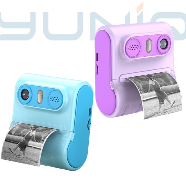 Yuniq 2025 New Thermal Printer 1080p HD Video 2.4 Inch Color Screen 4600w Pixel Instant Printing Kids Camera for Students LK-001