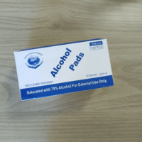 Lingettes désinfectantes jetables en non-tissé à 70 % d'alcool isopropylique, personnalisables, emballées individuellement, pour la vente en gros