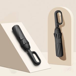 Parapluie pliant entièrement automatique à 36 baleines, résistant au vent et aux UV, idéal pour le soleil et la pluie, avec logo – Paraguas - Product Image 1