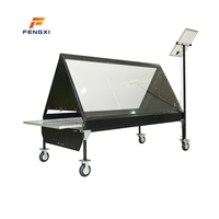 Déshydrateur solaire portable AMS-20A3 pour légumes, fruits, fruits de mer, céréales, herbes, épices, poissons, avec 25 ventilateurs fournis, 60