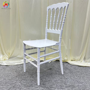 PP <strong>Bamboo</strong> White Gold Plastic Napoleon <strong>Chair</strong> for Banquets Activities Outdoor Garden Dining <strong>Chairs</strong> - Product Image 3