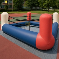 Fournisseur d'équipement en gros Anneau gonflable extérieur d'arène de boxe pour des sociétés de location de sociétés d'événements d'entreprise
