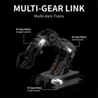 Kits de construction de bras robotique technique programmable MILI avec télécommande, modèle éducatif STEM contrôlé par application à distance