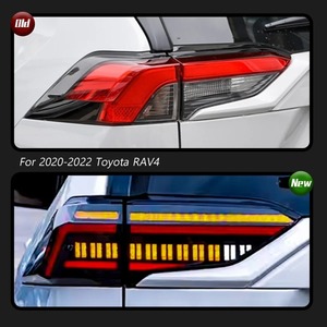 HETOP Nuevas Luces Traseras LED para <span class=keywords><strong>RAV4</strong></span> 2018-<span class=keywords><strong>2022</strong></span>, Luces de Freno y Señal de Giro, Accesorios <span class=keywords><strong>Plug</strong></span> and Play para Toyota - Product Image 2