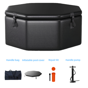 Baignoire d'extérieur gonflable <span class=keywords><strong>octogonale</strong></span> portable de haute qualité <span class=keywords><strong>pour</strong></span> bain froid, <span class=keywords><strong>piscine</strong></span> de récupération et bain de glace - Product Image 1