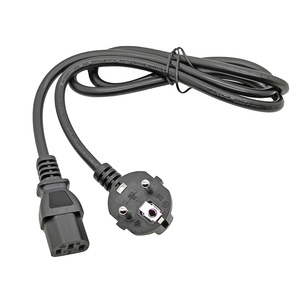 250V AC 전원 코드 표준 90도 EU 플러그 - IEC C13 커넥터 PVC 재킷 평생 보증 컴퓨터용 전원 케이블 - Product Image 3