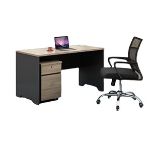 Conjunto de escritorio y silla de oficina Ekintop KT-F509-WLZY de madera para uso en oficina - Product Image 1