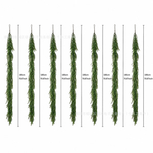 Guirlande de sapin de Noël artificiel, vigne de pin de Norfolk 400g pour la décoration du cheminée, de la porte et des escaliers - Product Image 3