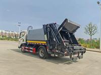 Camion à ordures compacteur hydraulique HOWO 4x2 6m³