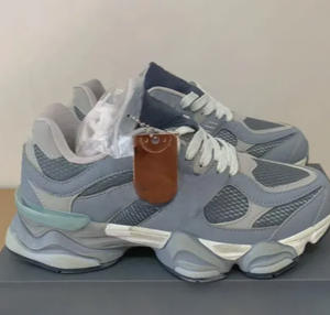 Nuove <span class=keywords><strong>Scarpe</strong></span> Sportive <span class=keywords><strong>da</strong></span> Uomo di Lusso Firmate 9060 alla Moda Casual Leggere e Traspiranti in Vera Pelle e Rete per Fitness - Product Image 3