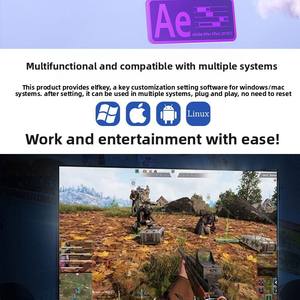 มาใหม่คีย์บอร์ดแบบมีสายขนาดเล็กแบบ MK321U <span class=keywords><strong>3</strong></span>ปุ่มสำหรับเกมสำนักงาน PS คลิปการเขียนโปรแกรมมาโครคีย์คีย์แพด-พลาสติกเดสก์ท็อป - Product Image 4