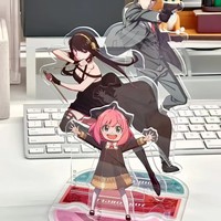 Support en acrylique transparent personnalisé, découpe CNC, impression UV CMJN, figurine d'anime japonaise