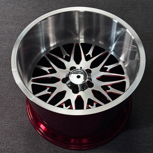 118BAGZ Nuove Ruote in Lega di Alluminio Forgiato per Camion 17-26 Pollici 20mm/25mm ET Cinque Razze Rosse Universali per F150 Raptor - Product Image 5