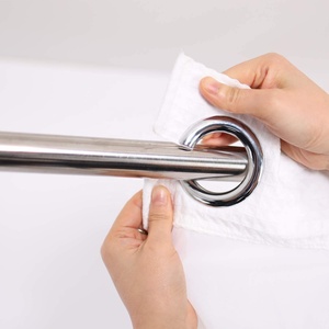 Approvisionnement d'usine 71 "* 74" <span class=keywords><strong>rideau</strong></span> <span class=keywords><strong>de</strong></span> <span class=keywords><strong>douche</strong></span> chic sans crochet <span class=keywords><strong>de</strong></span> couleur blanche facile à accrocher - Product Image 6