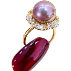 Anillo de Plata S925 para Accesorios de Perlas DIY, Soporte para Perlas de 6mm, Tamaño 10-12mm, Cuentas Redondas para Fabricación de Joyas, Anillo Vacío para Corrector 1823 - Product Image 5