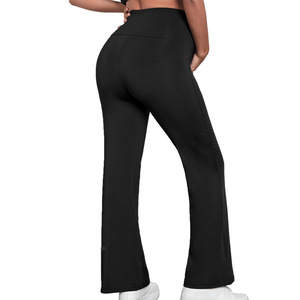 Femmes enceintes trompette ventre mince taille haute mince décontracté pantalon large - Product Image 3