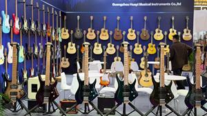 Guitarra Eléctrica sin Cabeza Guangzhou <span class=keywords><strong>Huayi</strong></span> Presentada en Music China 2025 - Product Image 5