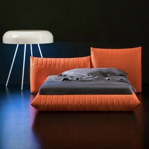 Juego de <span class=keywords><strong>Dormitorio</strong></span> Moderno de Lujo con Cama Super King Size, Estructura de Cama Personalizada - Product Image 2