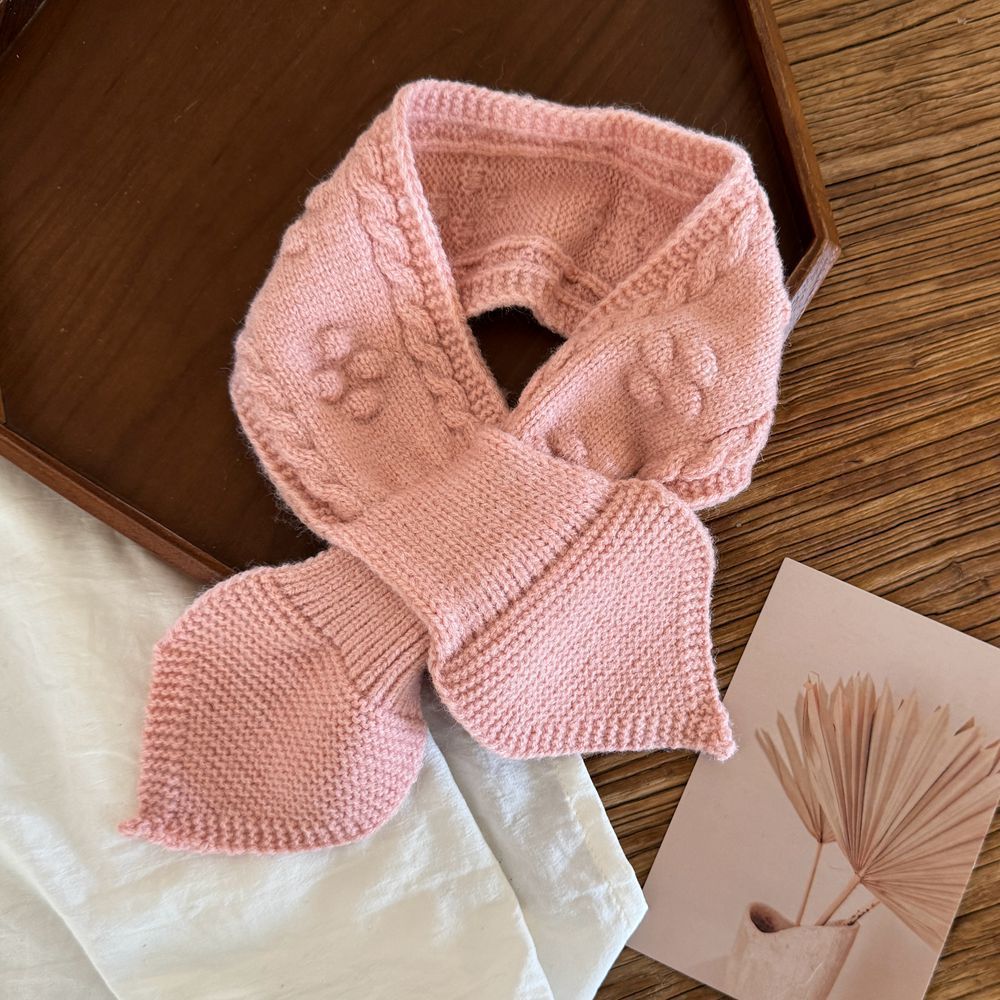 Serviette croisée Doudou-rose-60-80cm
