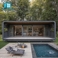 Maison conteneur préfabriquée Apple Cabin de 20 pieds pour le tourisme culturel, bureau, boutique, avec chambre à coucher