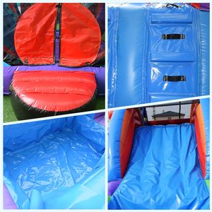 قلعة قابلة للنفخ مع زحليقة بتصميم عجلة فيريس زرقاء، منزل قفز مع زحليقة مدمجة لحفلات الحدائق الخلفية - Product Image 4