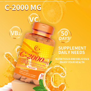 Extra forza di vitamina <span class=keywords><strong>C</strong></span> 2000mg grande compressa per ridurre le macchie scure aumentano il collagene e l'immunità antiossidante per la pelle e il sistema vascolare - Product Image 4