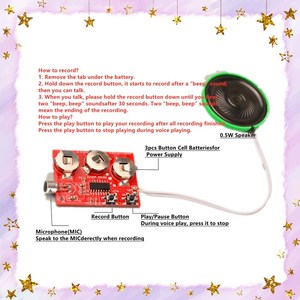2024 New Arrivals Trending Products Promotional Party <strong>Supplies</strong> Recordable Voice Chip Greeting Card Music <strong>Sound</strong> <strong>Module</strong> <strong>Gift</strong> - Product Image 5