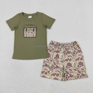 Ropa de Verano para Niños con Estampado de Béisbol, Venta al Por Mayor, Nueva Moda, Spandex/Algodón Orgánico, Seda de Leche, Precio de Fábrica - Product Image 5