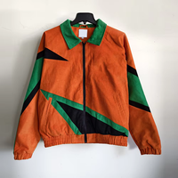 Ensemble de survêtement coupe-vent à séchage rapide pour homme, veste et short en velours côtelé, streetwear sportif épais, personnalisable OEM, vente en gros