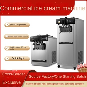 Máy làm kem tự động ba đầu đứng thương mại XY cao cấp, để bàn, có tùy chọn xuất khẩu ba màu - Product Image 4