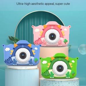 Mini caméra numérique pour enfants étanche 1080P HD avec objectif grand angle 120°, mémoire intégrée de 32 Go, étui en silicone - Product Image 3