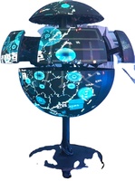 Pantalla LED de bola esférica personalizada Pantalla interior/exterior Pantalla LED creativa Ángulo de visión de 360 grados Montaje sin costuras