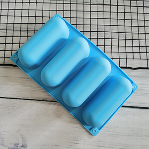Molde de Chocolate 3D de 8 <span class=keywords><strong>Columnas</strong></span> DIY, Utensilios de Cocina de Silicona Ecológicos, Jabón de Manos Creativo, Molde para Pastel de Mousse, Molde para Muffins con Forma de Número - Product Image 5