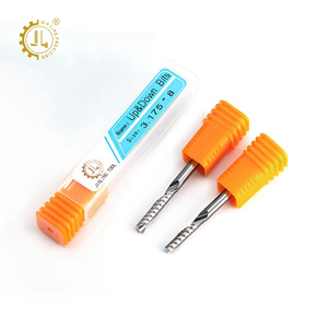 3.175mm 단일 블레이드 나선형 밀링 커터 광고 표지판 용 CNC 비트 PVC 카바이드 업컷 라우터 비트 OEM 및 ODM 지원 - Product Image 3