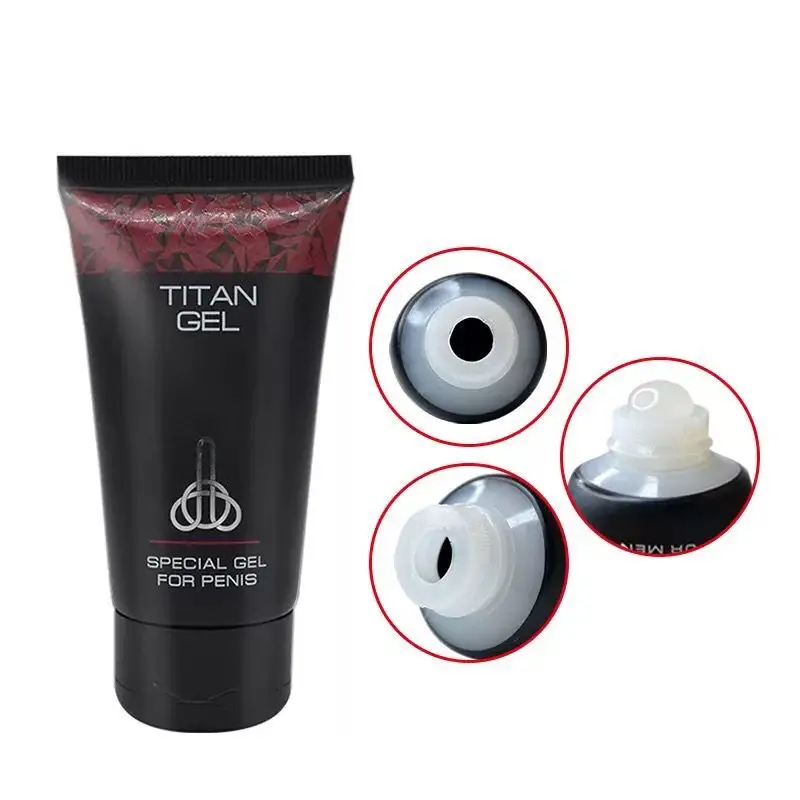 Original Titan Gel Tubo Branco Big Penis Masculino Enhancement Aumentar masculino Sexo ereção Creme Adulto Sexo Produto