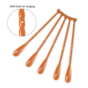 Idosos usam 46cm longo plástico calçadeira volta Scratcher luz marrom - Product Image 5