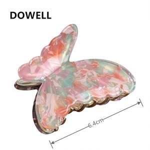 กิ๊บติดผม Dowell Doremi รุ่น Braids Accessoire Chien ลายผีเสื้อ ทำจากอะซิเตท สำหรับมัดผมหางม้า เครื่องประดับผมสุดหรูสำหรับใช้ในชีวิตประจำวัน ผลิตจากโลหะผสม - Product Image 2