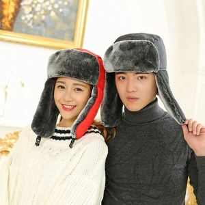 ขายส่งหน้ากากกันหนาว หมวกอุ่น หมวกคู่รัก กำมะหยี่กันหนาว ผ้าฝ้ายแท้ กันน้ำ กันลม - Product Image 3