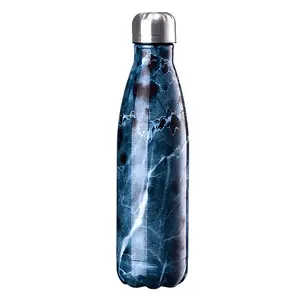 מדגם חינם מותאם אישית 500ML 750ML תרמוס בקבוק ואקום דופן כפולה בקבוק מים מפלדת אל חלד בקבוקי ואקום בקבוקי נירוסטה