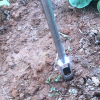 Barrena de Acero Inoxidable de 1M para Muestreo de Suelo, Barrena para Perforación de Suelo