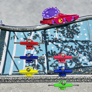 Tuercas de Bloqueo de Aleación Multicolor de 32MM para Tablas de Surf de Dedo Portátiles, Venta al por Mayor para Amantes del Skateboard - Product Image 4