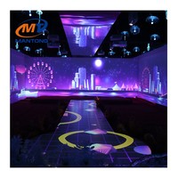 Affichage incurvé et solution de projection immersive sphérique Projection de cartographie holographique 3D pour salle de banquet de mariage
