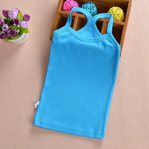 Canotte per bambini t-shirt per bambini Color caramella magliette per bambine canottiere canottiere per bambini - Product Image 6