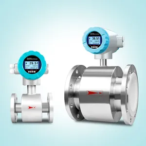 Flowmeter Elektromagnetik Magnetic <span class=keywords><strong>Flow</strong></span> <span class=keywords><strong>Meter</strong></span> Cairan Korosif Kimia Air Kotor Lumpur <span class=keywords><strong>Pulp</strong></span> Limbah Minyak SS304 Akurasi 0.5 - Product Image 3